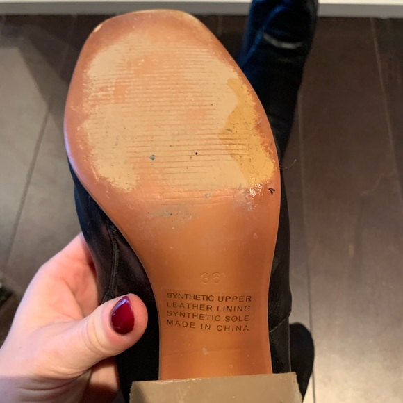 Silent D leather ankle heeled booties sizes 36 - Picture 4 of 4